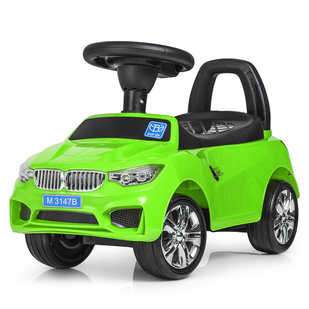 Каталка-толокар (MP3, світло, звук) BMW Bambi M 3147B(MP3)-5 Зелений