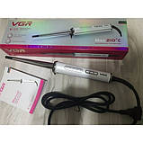 Плойка для волос конусная VGR V-526 с керамическим покрытием White (SH115843), фото 8