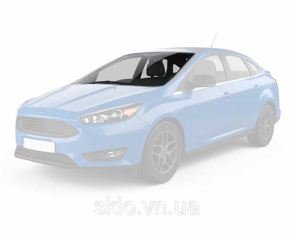 Лобове скло Ford Focus III (2011-2018) /Форд Фокус III з датчиком дощу камерою, фото 1