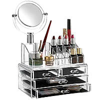 Органайзер-скринька для косметики Stenson TD00449, з дзеркалом (SH018271)