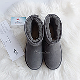 Жіночі уггі UGG australia ultra classic mini чорний, фото 4