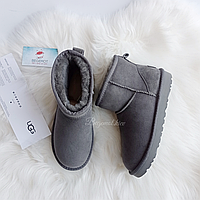 Жіночі уггі UGG australia ultra classic mini чорний