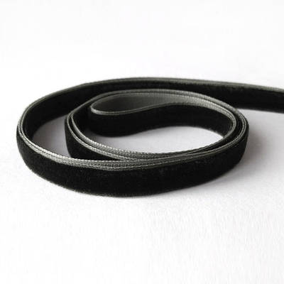 Стрічка велюрова 10 мм, колір чорний