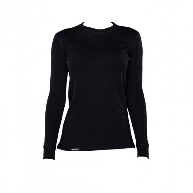 Женская футболка Tramp TRUL-008T-black-M Outdoor Walk Lady с длинным рукавом Black S