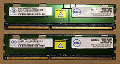 16GB 2*8GB DDR3 1333MHz Nanya 10600R PC3 REG ECC RAM Серверна оперативна пам'ять