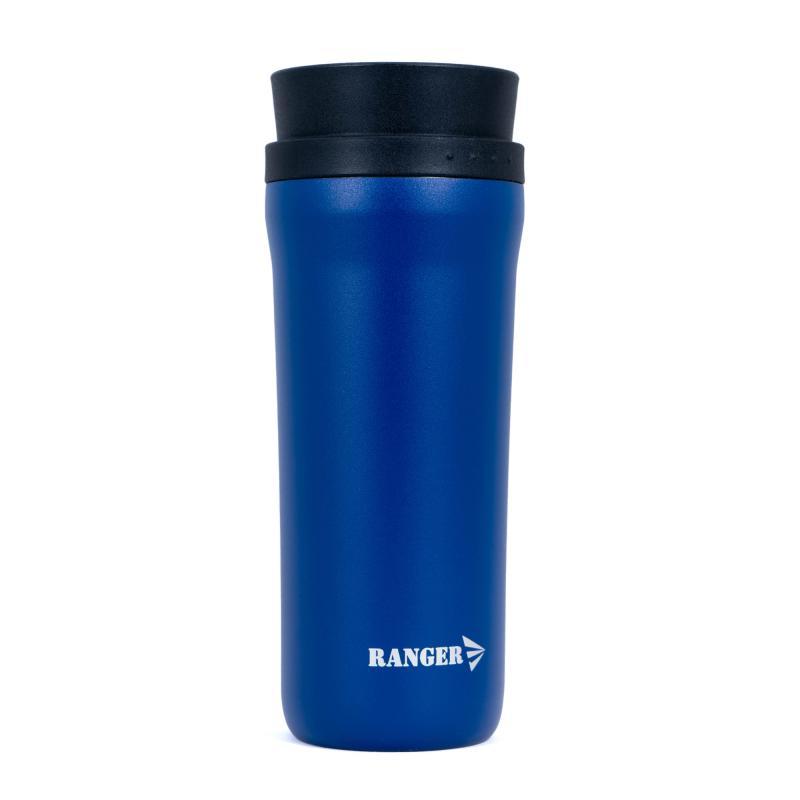 Термокружка 0,48 л. Ranger Lux синьо-чорна (ЧИТАТИ ОПИС)