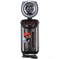 Термопот електричний чайник-термос Domotec MS-6000 6 л 800W Black/Steel S