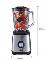 Блендер стаціонарний DSP KJ-2003 350W 1.5 л Silver S