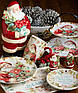 Набір керамічних чашок із новорічним малюнком «Різдвяна казка» Certified International, 4 шт., фото 2