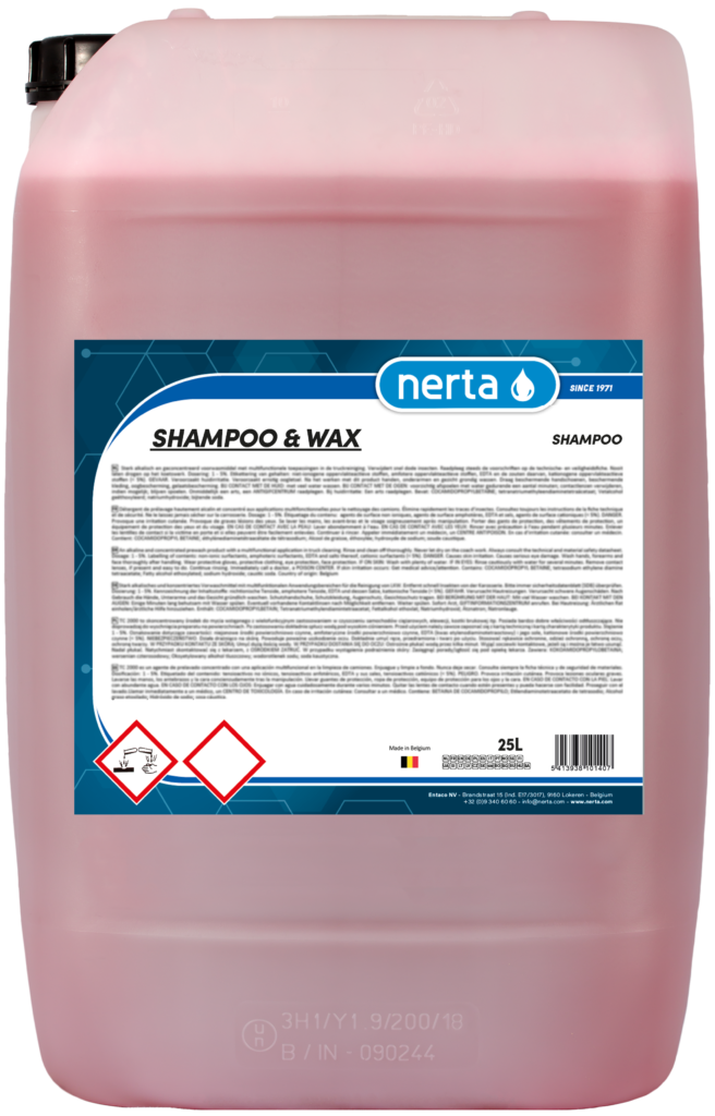 Шампунь з воском для ручної мийки автомобіля Nerta SHAMPO&WAX 5л (300-0005-AUTOPS-01), фото 1
