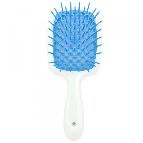 Щітка для волосся Superbrush Janeke біла голуба серединка, фото 1