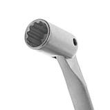 Ключ рожково-накидной шарнирный 13мм INTERTOOL XT-1413, фото 3