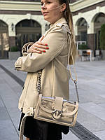 Модная женская сумка, прозрачная женская мини сумка, маленькая сумочка через плечо, бежевая сумка-клатч