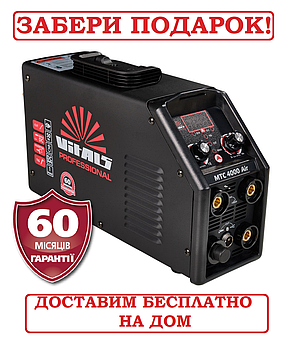 Аргонодугове зварювання, + плазморез + інвертор ( CUT+TIG LIFT+ ММА), Латвія Vitals Professional MTC 4000 Air