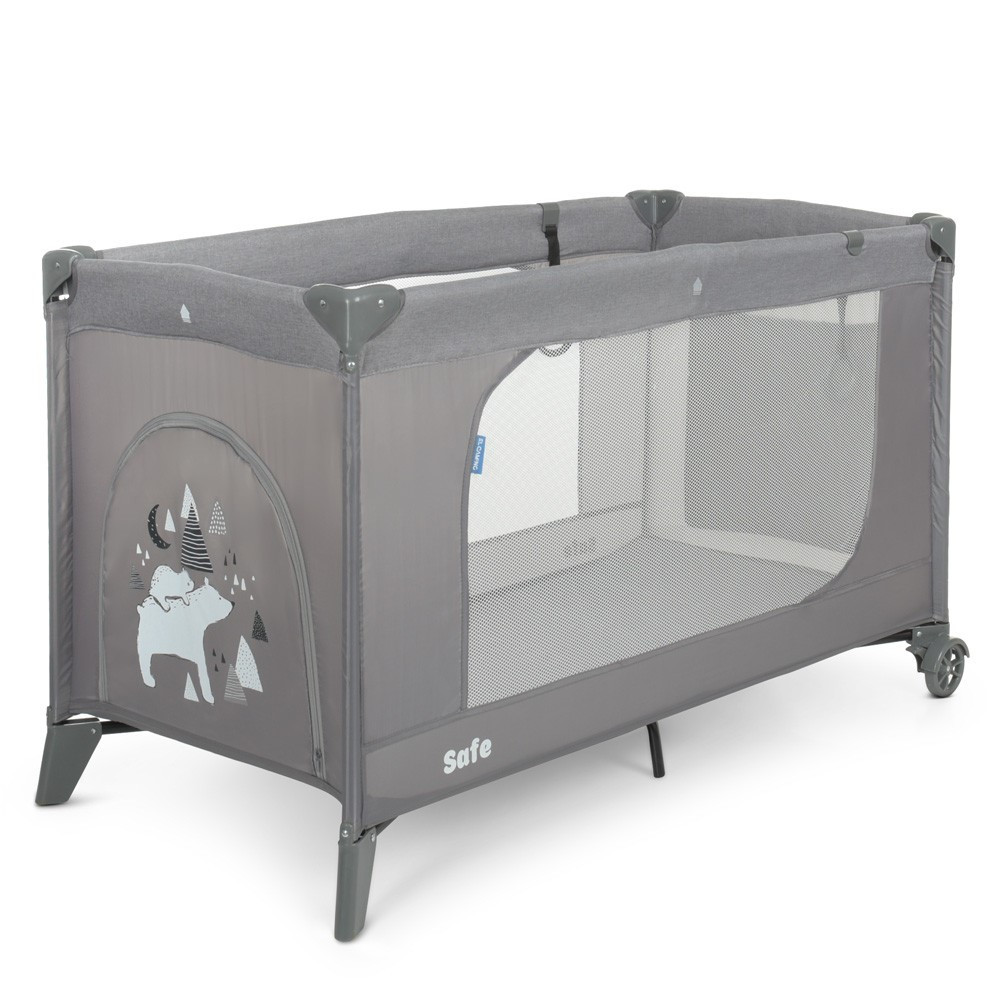 Манеж SAFE GRAY LEN, 123*64*77 см, ME1016