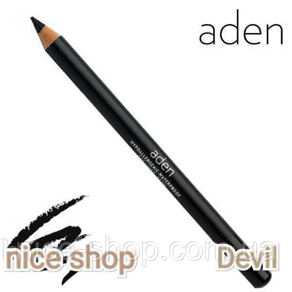 Олівець Aden Black Eyeliner Pencil DEVIL чорний