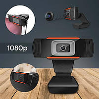 Вебкамера для навчання з мікрофоном Web-камера USB 1080p для комп'ютера скайпа ПК ноутбука