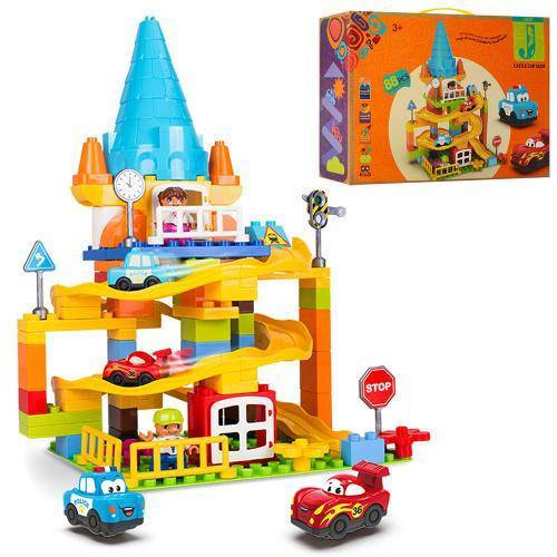 Конструктор с большими деталями, аналог лего дупло гараж для детей от 3 ...