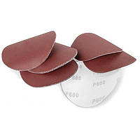 Круг наждачний самоклеючий 125мм, папір клас E, щільність 220 г/м2, К600, уп. 10 од INTERTOOL BT-0570