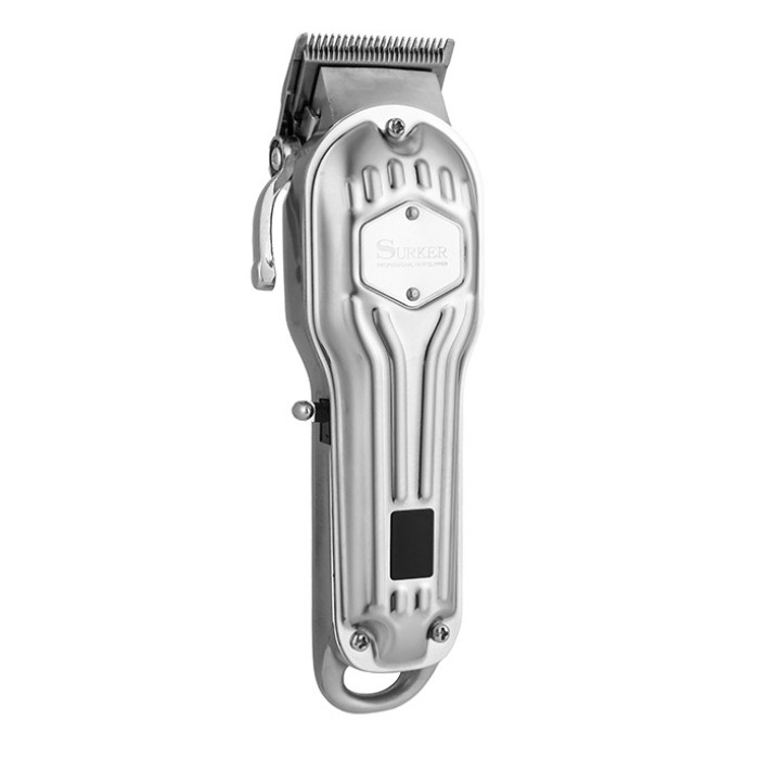 Професійна машинка для стрижки Surker Cordless K9S Silver (SK-K9S)