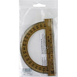 Транспортир димчастий 180°/125 мм KOH-I-NOOR, фото 2