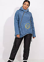 Теплий жіночий спортивний костюм зимовий (повністю на овчині), фото 2