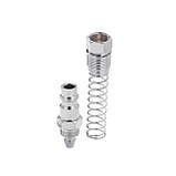 Перехідник з пружиною зі спірального або прямого шланга 5,5х8 мм на відповідну частину быстроразъемного з'єднання, фото 4