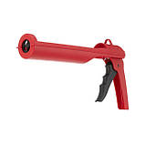 Пістолет для видавлювання силікону, посилений пластик INTERTOOL HT-0027, фото 6