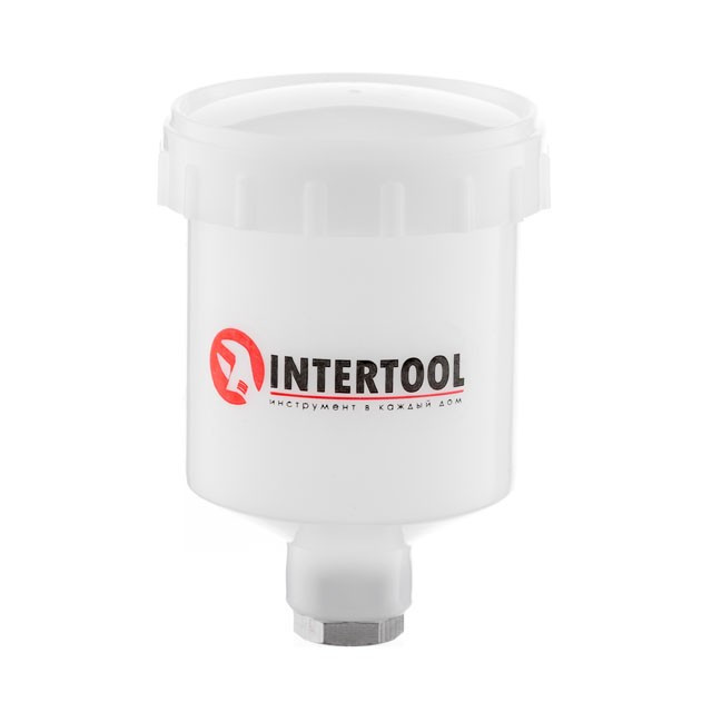 Бачок пластиковий для HVLP міні, 125мл INTERTOOL PT-1900