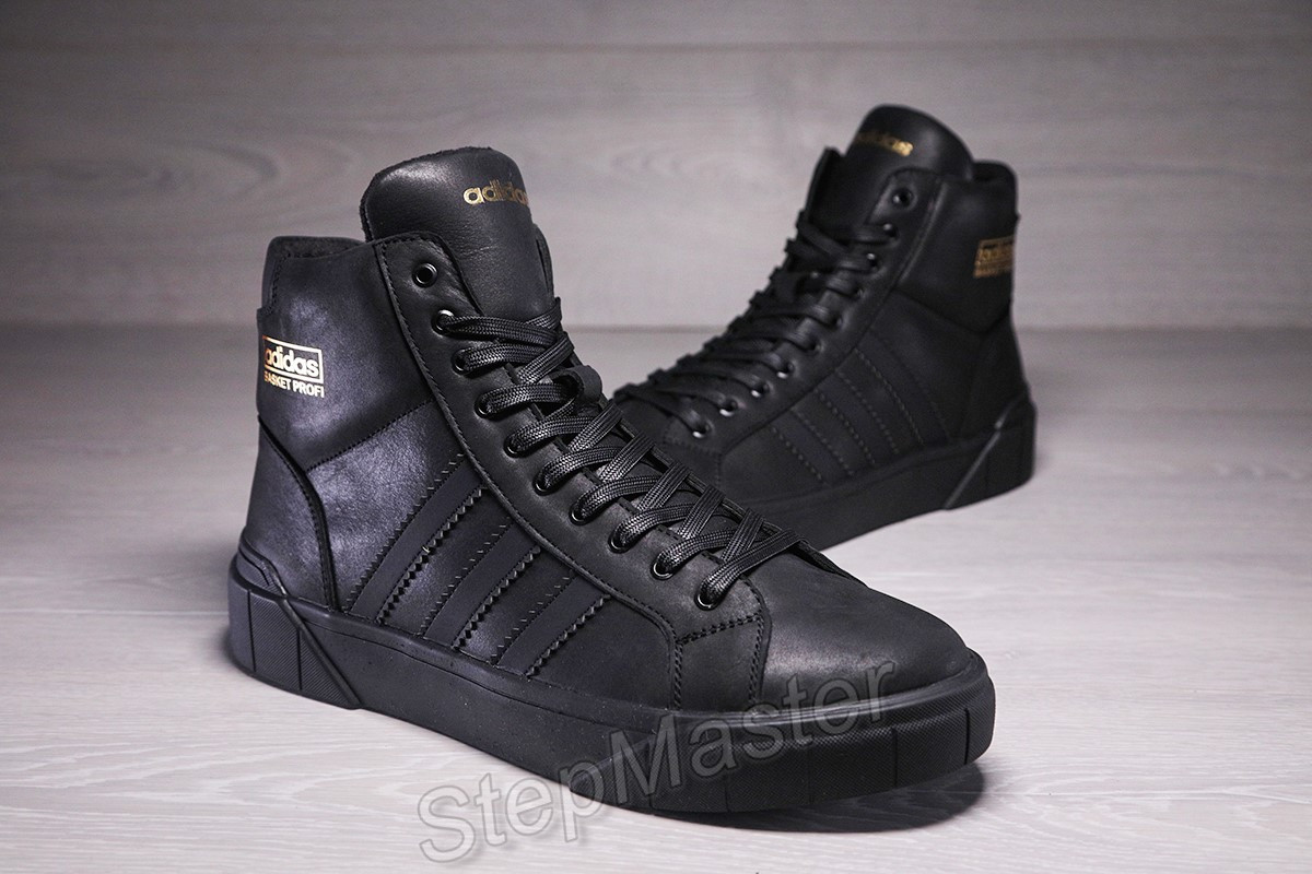 Зимние ботинки, кроссовки на меху, кросівки зимові Adidas Basket Profi
