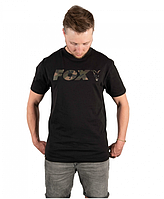 Футболка Fox Black / Camo Raglan T - XXXL