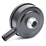 Повітряний фільтр для компресора діаметр різьби М32 металевий корпус змінний паперовий фільтруючий елемент до, фото 3