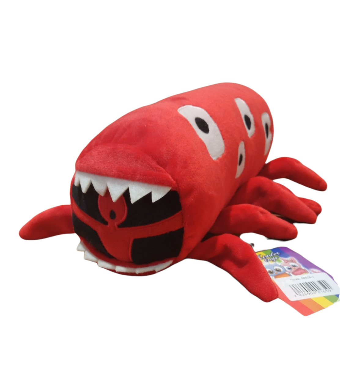 Мягкая игрушка "Поезд пожиратель Сиреноголовый" «Kinder Toys», красный ...