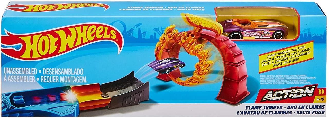 Трек Hot Wheels Flame Jumper Стрибок через вогняне кільце (FTH81), фото 1