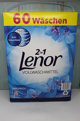 Пральний порошок Lenor Vollwaschmittel Aprilfrisch 60пр 3,9 кг