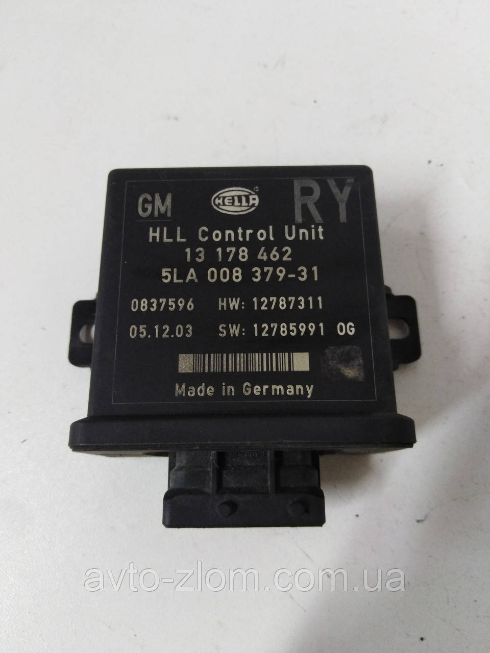 Блок керування світлом Opel Vectra C, Опель Вектра Ц. Ксенон. 13178462., фото 1