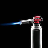 Пальник газовий, п'єзорозпал, регулятор, суцільнометалевий корпус. INTERTOOL GB-0027, фото 3