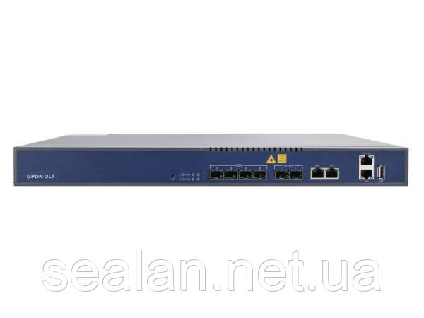 Концентратор OLT GPON 4port V1600G0-B з одним БЖ V-SOL