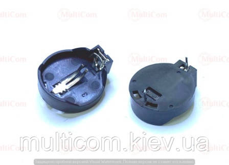 01-15-201. Корпус тримач батарейок CR2032, Daier, BH2032-3, фото 1