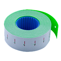 Цінник 22*12мм (1000шт, 12м), прямокутний, внутрішня намотка, зеленый