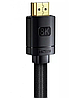 Кабель HDMI-HDMI 1 метр Baseus High Definition Series HDMI 8K to HDMI 8K Чорний (CAKGQ-J01), фото 4
