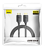 Кабель HDMI-HDMI 1 метр Baseus High Definition Series HDMI 8K to HDMI 8K Чорний (CAKGQ-J01), фото 8