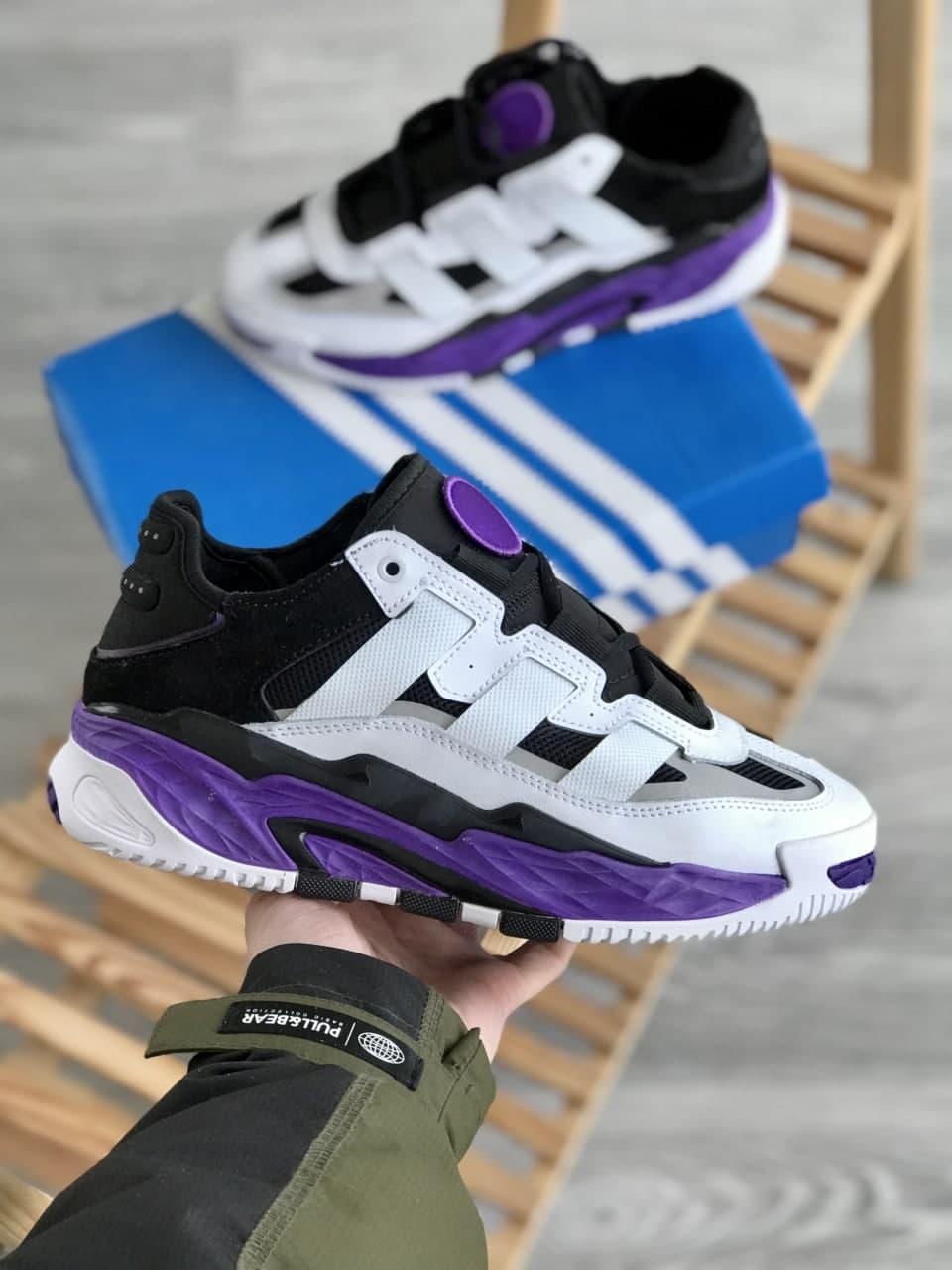 Чоловічі Кросівки Adidas Niteball Violet White 41-42-43-44