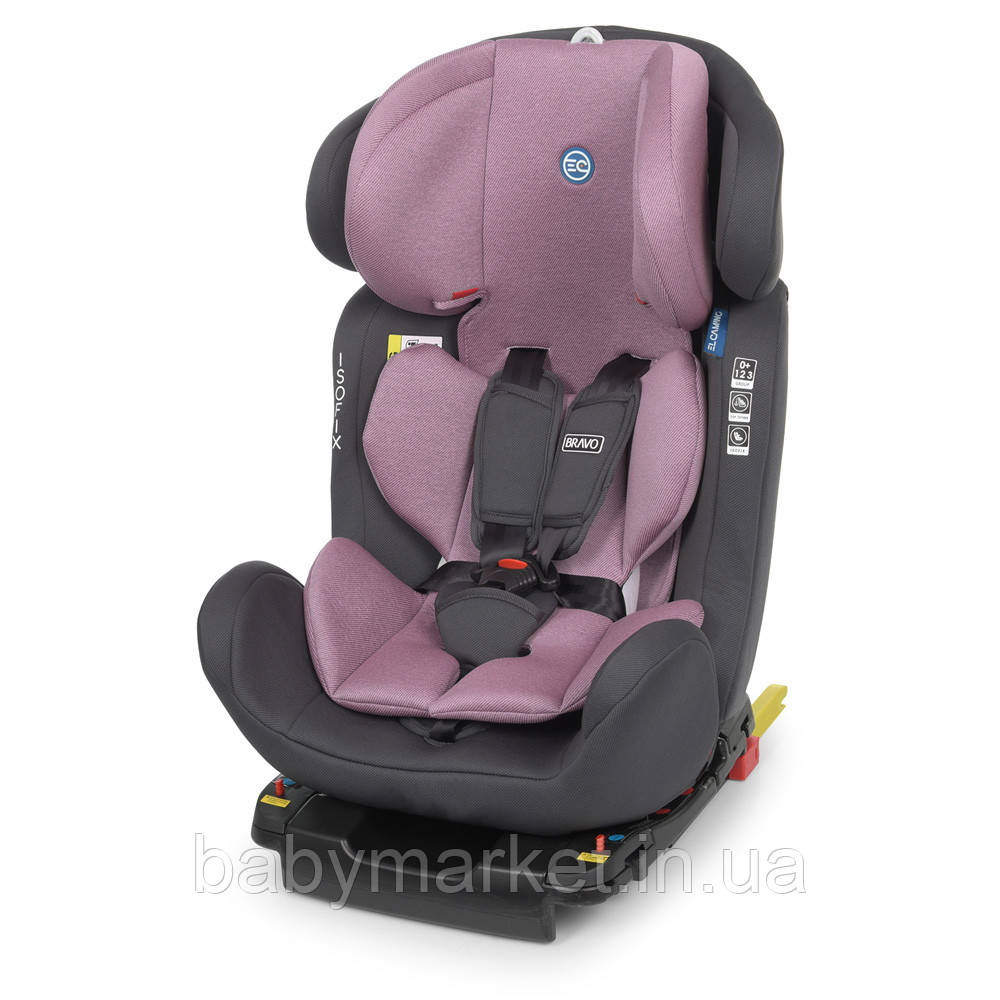 Автокрісло El Camino (0-36кг) ME 1041 BRAVO ISOFIX (royal violet)