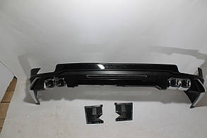 Докладка заднього бампера Toyota Prado 150 2017+ стиль 2019 Executive