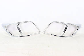 Накладки на фари (China) Toyota Hilux Vigo 2012