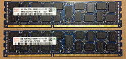 16GB 2*8GB DDR3L 1600MHz Hynix 12800R PC3L REG ECC RAM Серверна оперативна пам'ять