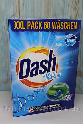 Капсули для прання Dash Alpen Frische 60шт