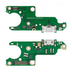 Шлейф — плата заряджання для Nokia 6 Dual Sim (TA-1021, TA-1033), конектора заряджання, мікрофона