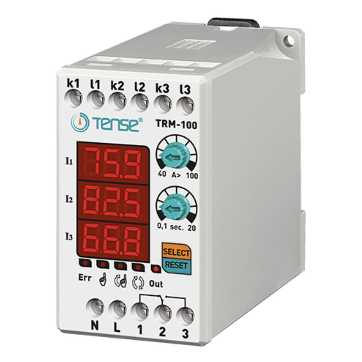 Реле пріоритету реле струму контролю максимального струму навантаження 3-х фазне 40-100A електронне